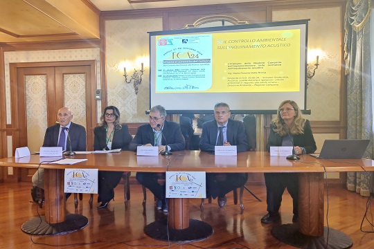 Seminario TCA "Misura e controllo del rumore", l'intervento introduttivo del dg Arpac