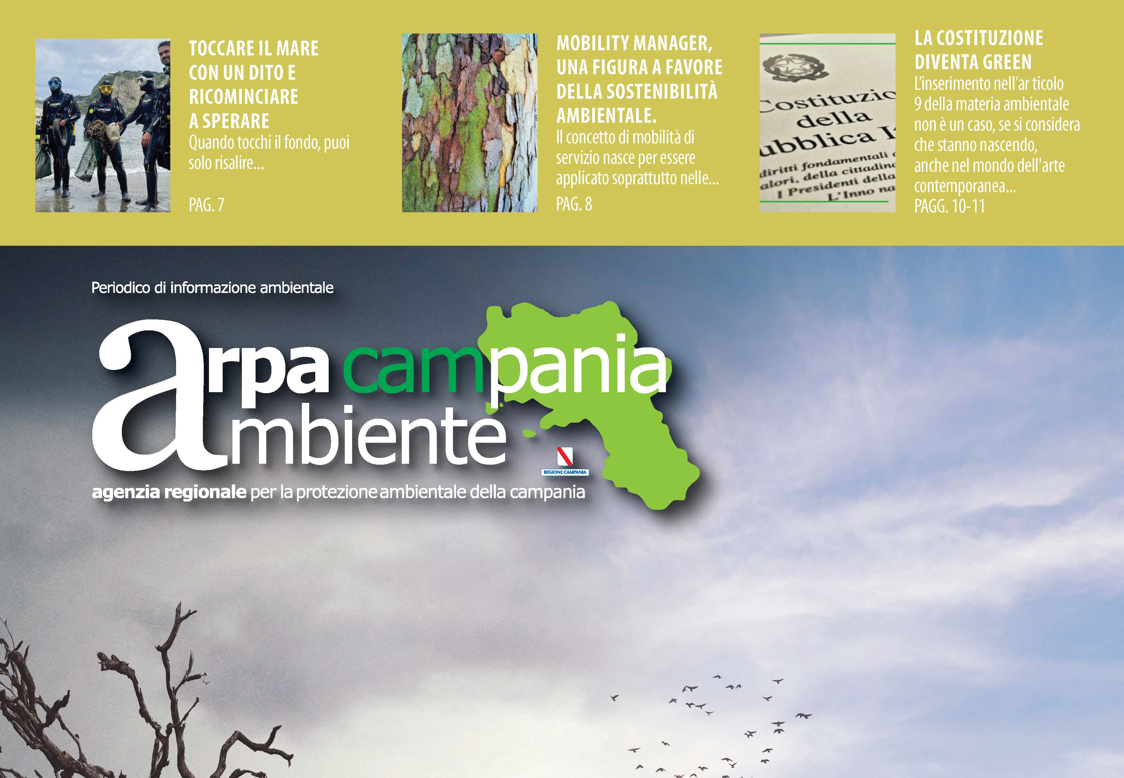 E' online il nuovo numero del Magazine "Arpacampania Ambiente"