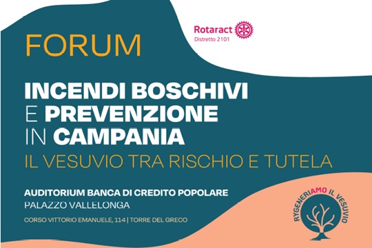Forum "Incendi boschivi e prevenzione in Campania"