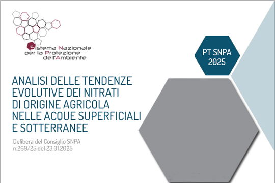 Pubblicazione tecnica Snpa sull'analisi dei nitrati nelle acque redatta con la collaborazione di Arpa Campania