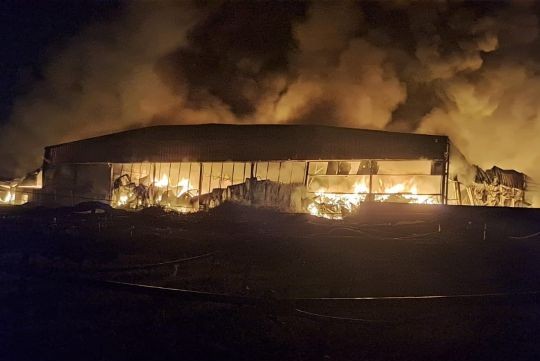 Monitoraggio inquinanti atmosferici a seguito di incendio a Teano (Ce)