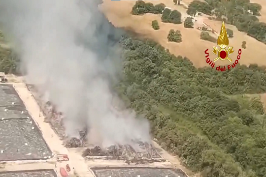 Incendio di Persano dello scorso 30 luglio, ulteriori aggiornamenti